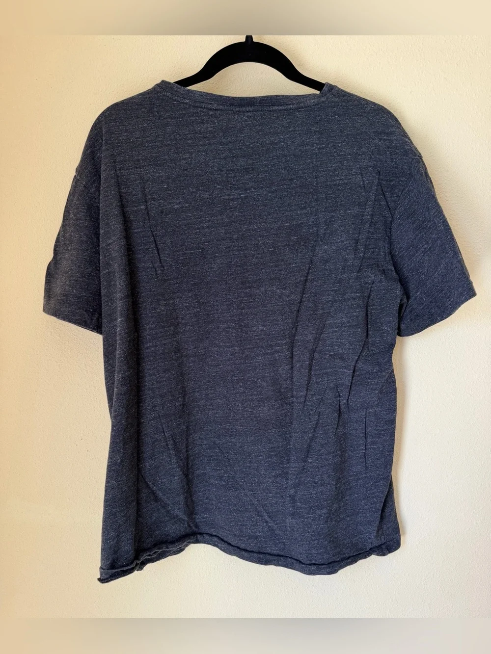 Polo by Ralph Lauren V-Neck Short Sleeve Shirt in Heather Gray GUC